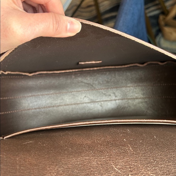 Vintage Polo by Ralph Lauren Brown Crossbody Bag with Green and Red Strap - Picture 16 of 16